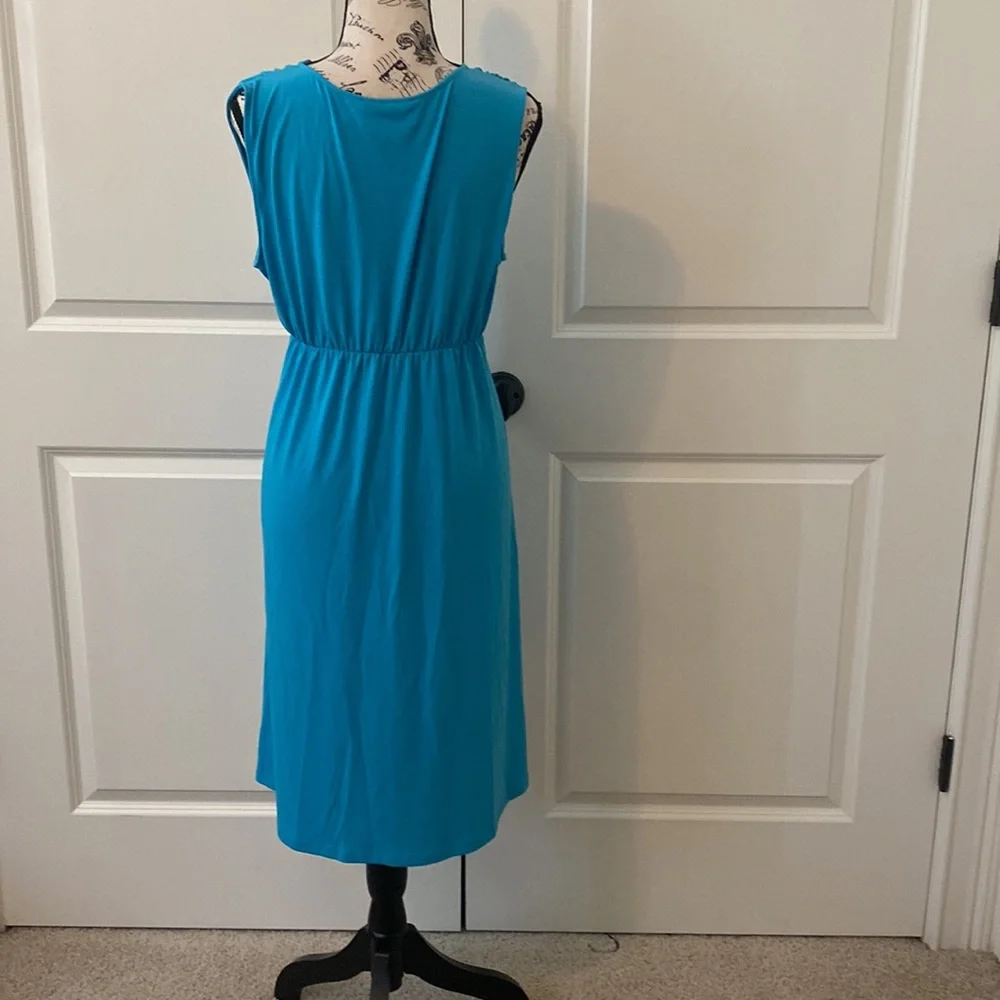 Philosophy large teal dress - Picture 2 of 3